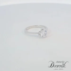 Argentum in solitaire – 1 CT EX cirkon