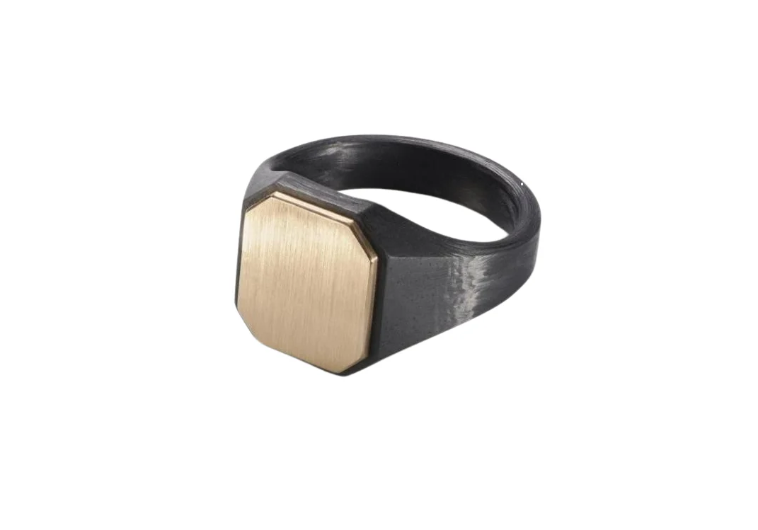 Prsten RC1790100 18kt & karbon