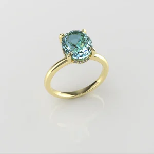 Sea star – 14kt Aquamarine & DIA
