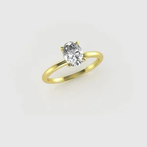 Solitaire oval – Laboratorijski dijamanti