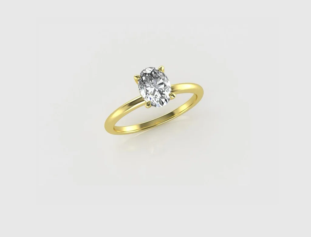 Solitaire oval – Prirodni dijamanti