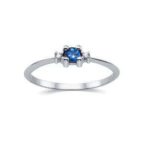 ZP28 18kt Modri safir & DIA